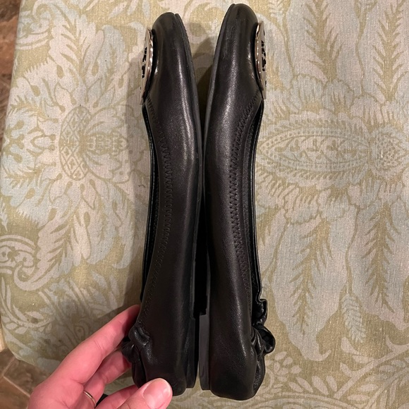 Tory Burch Classic Reva Flat Black - Picture 3 of 6